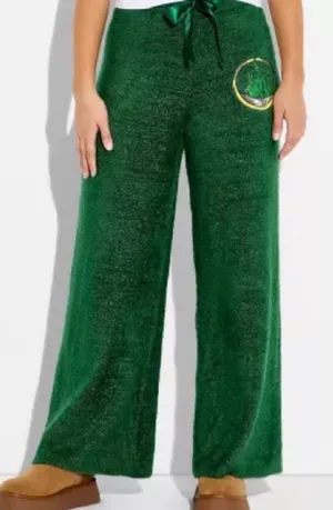 Wicked x Katie Kime Graphic Sweater Pants Emerald Green Elphaba Size XL thumbnail 1