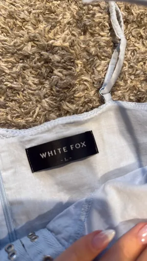 White Fox boutique light blue dress thumbnail 6