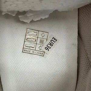 White and‎ Grey Suede Casual Sneakers Euro Size 36 thumbnail 3