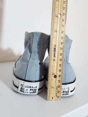 Converse All-Stars Light Blue High Top Sneakers Women's Size 6 Men's Size 4 thumbnail 8