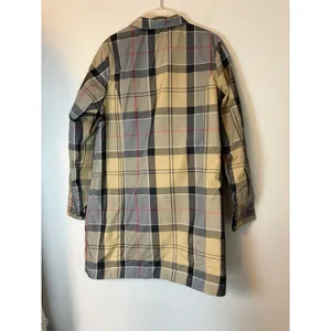 Barbour Babbity Reversible Waterproof Jacket Womens US 6 Tan/plaid NEW READ thumbnail 4