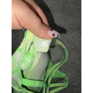 Lululemon Energy Bra High Neck Long Line Shibori Green Tie Dye Medium Support 4 thumbnail 4