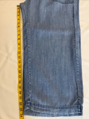 SPLENDID Wide Leg Pant - Lightweight Blue Denim - Size XL - Angie Indigo Pants thumbnail 9