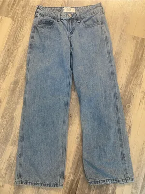 Hollister Low Rise Baggy Jeans Blue Size W26 x L29 thumbnail 1