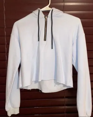 Garage Light Blue Cropped Hoodie thumbnail 1