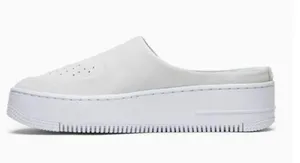Nike Air Force 1 Lover XX 'The 1 Reimagined White Slip-On Platform Sneakers Sz 8 thumbnail 1