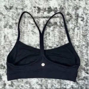 Lululemon Flow Y Bra Nulu Black 6 thumbnail 2