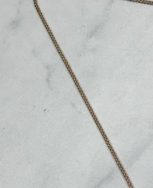 Chico's Rose Gold Tone Chain Link Rhinestone Pendant Necklace ✨ thumbnail 8