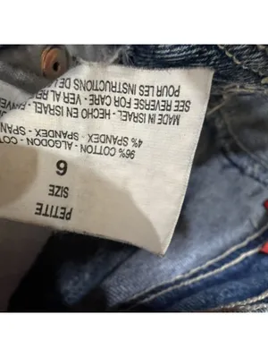 Size 6 Girls gloria vanderbilt jeans Light Wash (petite) thumbnail 4