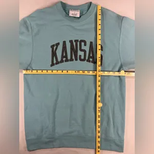 Champion Athleticwear Kansas University Arched Block Letter Crewneck Sweatshirt thumbnail 8