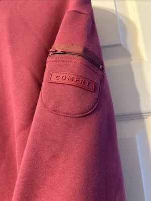 Comfrt Travel Essentials Hoodie Berry Cozy Pullover Hoodie Medium thumbnail 4