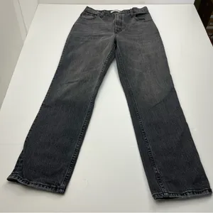Abercrombie & Fitch 90s Straight‎ Ultra High Rise Womens Size 27 / 4 Black Jean thumbnail 1