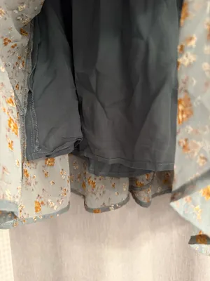 Altar'd State Skirt Floral Ruffle Mini thumbnail 3