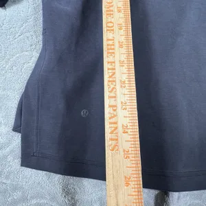 Lululemon Softstreme Funnel-Neck Long Line Pullover Top Gray Women L XL Smooth thumbnail 7