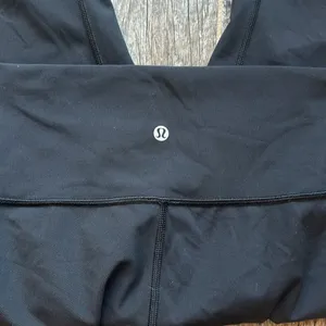 Lululemon leggings size 8 black full length thumbnail 8