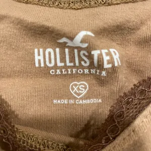 Hollister Austin Texas Lace Trim Tank Top XS Brown Western Y2K Baby Tee thumbnail 5