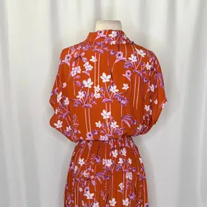 Anthropologie COREY LYNN CALTER Clementine Floral Midi Dress Smocked X-Small thumbnail 9