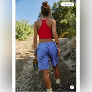 Free People Happiness Runs Crop Tank in Victory Red XS/S thumbnail 4