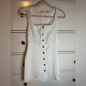 Superdown demi button up mini dress thumbnail 2