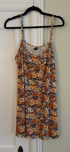 Divided Floral Dress thumbnail 1