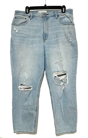 Abercrombie & Fitch Curve Love The Mom High Rise 14 thumbnail 1