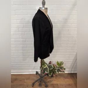 Blank NYC Domino Vegan Suede Draped Moto Style Jacket thumbnail 8