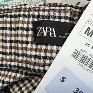 ZARA Plaid Slim Pants NWT thumbnail 5