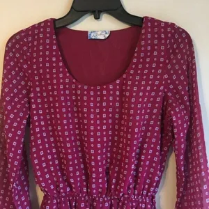 J gee burgundy dress Small‎ Red thumbnail 4