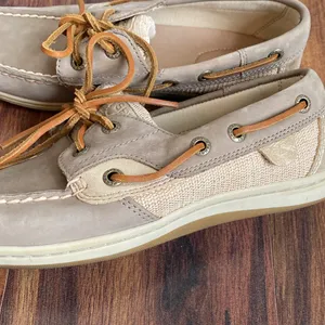 Sperry Sueded Jute and Metallic Slip On Boat Shoes STS95795 thumbnail 4