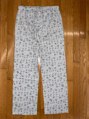 Gray Pug Pajama Pants thumbnail 3