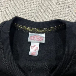 Wondershop Black Crewneck Pajamas Sweater thumbnail 2