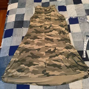Old Navy Green Camo Sleeveless Dress thumbnail 11