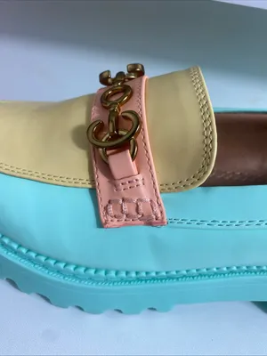 NWOB Circus NY Sam Edelman Deana Loafers Mint Pineapple Yellow Multi Size 7.5 thumbnail 6