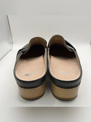 Dansko Womens Bel Oiled Grey Clog Size 40 EU 9.5-10 US EUC thumbnail 6