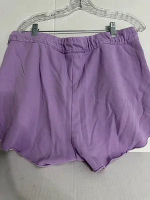 JoyLab Lavender Elastic Waist Drawstring Athletic Sweat Shorts thumbnail 4