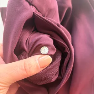 Lululemon On the Fly 7/8 Pant Womens 6‎ Burgundy Plum Drawstring Jogger thumbnail 5