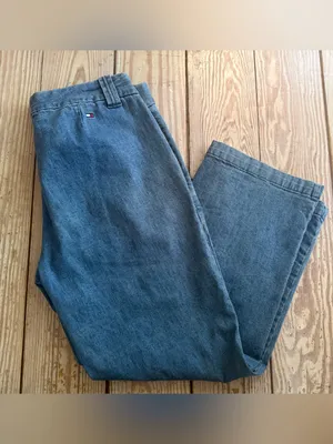 Tommy Hilfiger light wash wide leg jeans size 8 thumbnail 5