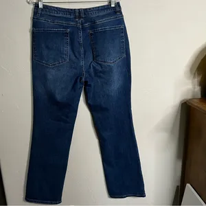 Oat New‎ York High Rise Slim Boot cut Denim Jeans thumbnail 7