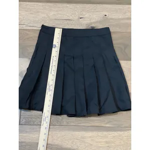 Romwe Skirt Size 6 Black Pleated Lightweight Mini Stretch Waistband New With Tag thumbnail 5