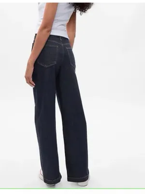 Gap Women’s High Rise Stride Wide-Leg Jeans Size 30/10R thumbnail 8