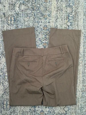 LOFT Outlet Original Dress Pants Brown Size 6 thumbnail 4