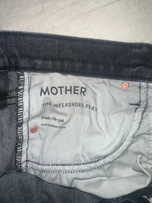 MOTHER The Weekender Denim Fray thumbnail 6