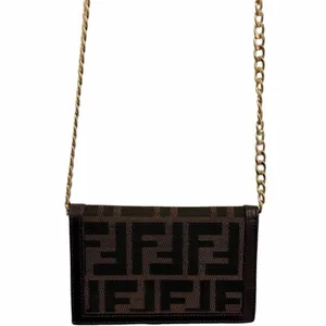 Fendi Zucca Kiss-Lock FF Monogram Brown Wallet|WOC Bag|COA thumbnail 6