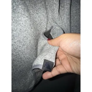 LL Bean‎ Women's 1/4 Snap Sweater Knit Fleece Pullover Gray Size Large 292726 thumbnail 5