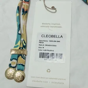 Cleobella Harlow One Piece Swimsuit Las‎ Palmas Paisley Ruffle Size Medium- NWT thumbnail 5