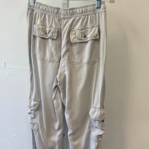 C&C California Women's Lyocell Cargo Jogger Pants Gray Small Utility Relaxed Fit thumbnail 5