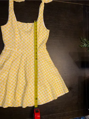 miami Yellow Floral Tie-Shoulder Mini Dress thumbnail 6