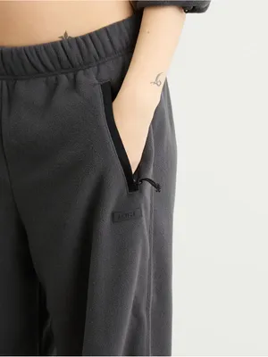 Skims fleece lounge straight leg pants sold out color size small relaxed fit NWT thumbnail 2
