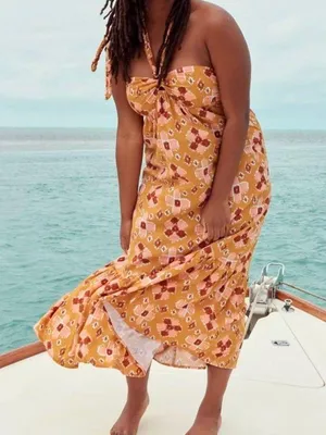 Aerie Halter Top Maxi Dress thumbnail 1