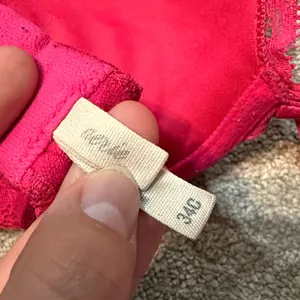 Aerie Hot Pink Lace Push Up Strapless Bra Size 34 C thumbnail 3